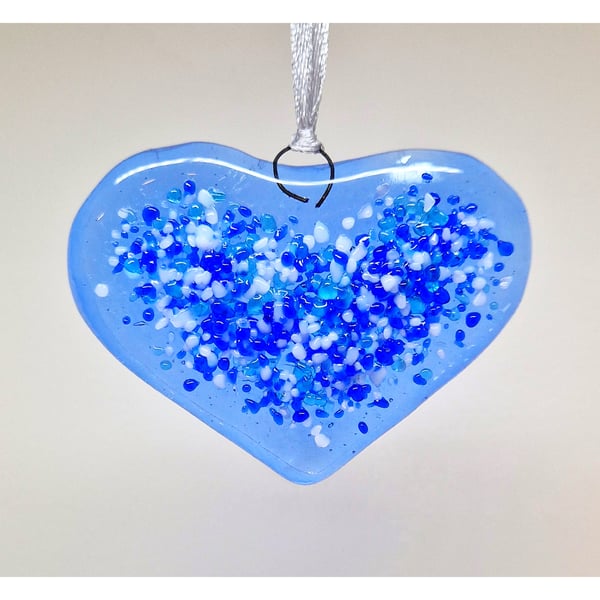Image of Fused Blue Heart