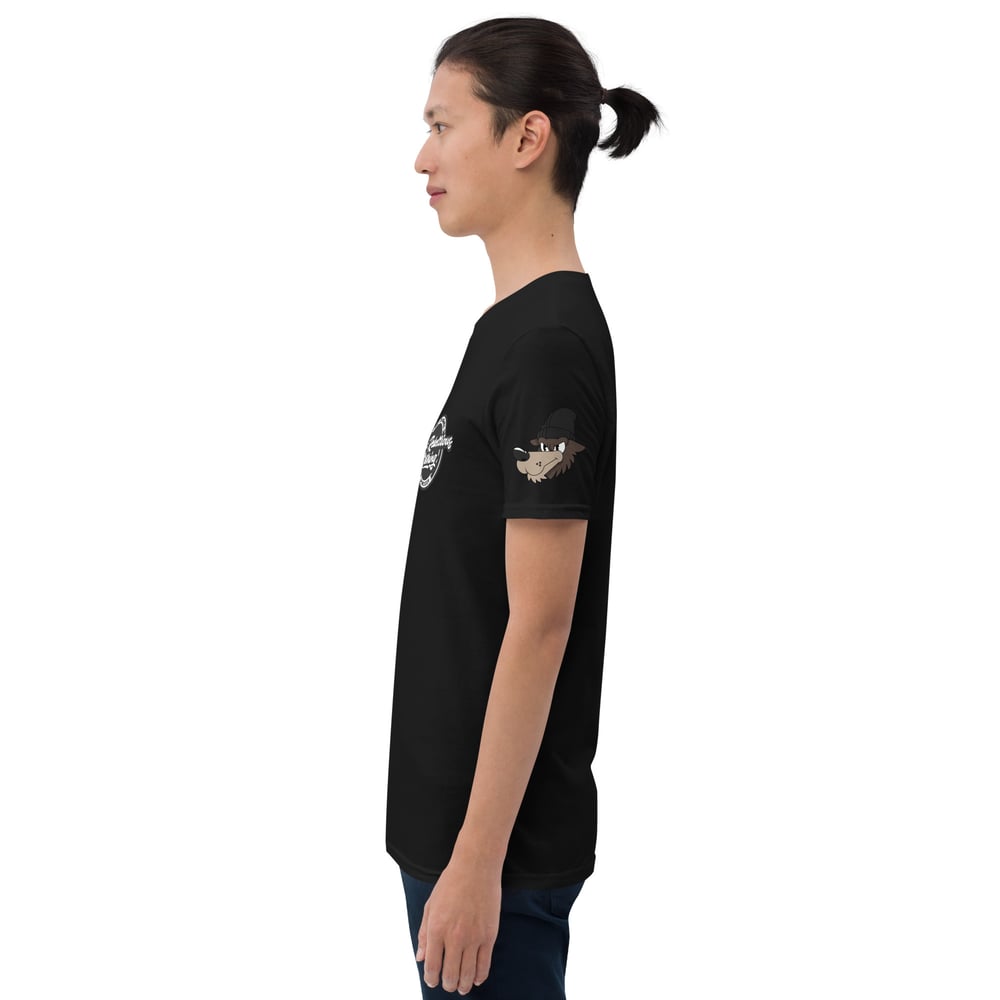 Rich and Rebellious badge Short-Sleeve Unisex T-Shirt