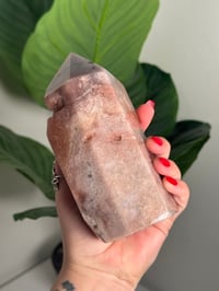 Image 2 of BUBBLY SUGAR PINK AMETHYST TOWER -BRAZIL- #8