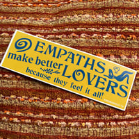 Image 2 of Empaths bumper sticker