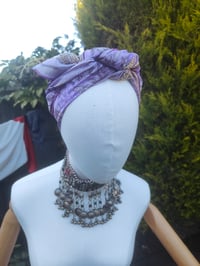 Image 4 of Milan Hareems/ Bloomer/ Balloon  trousers with matching head scarf -lilac upto 14 uk