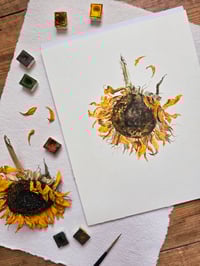 Image 1 of "Wilted Sunflower" Original