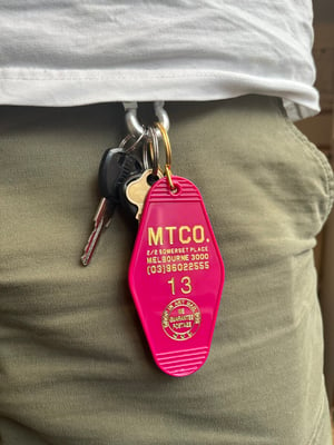 Image of MTCO Motel Keyring