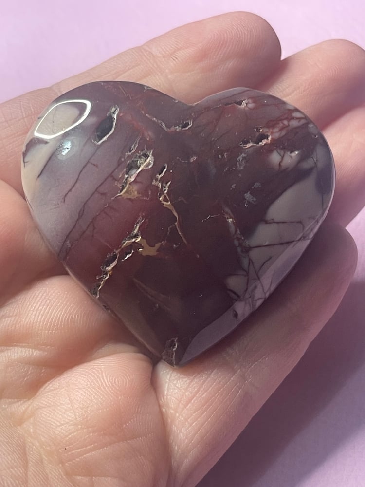 Image of Mookaite heart 2