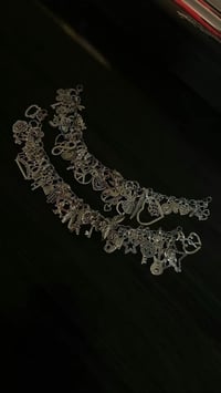 Image 4 of Full Silver Charm Bracelets 