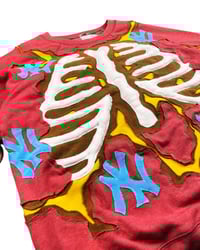 Image 5 of Re-worked 1 of 1 NY Exposed Ribcage Sweatshirt Size L