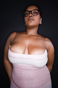 Image 2 of Knit Dress with Clear Straps
