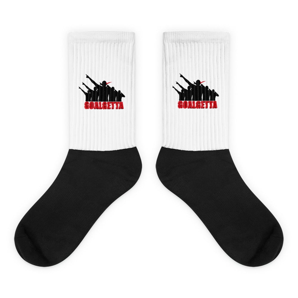 Image of GOALGETTA Black Foot Sublimated Socks