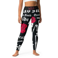 Image 2 of WILD Dead Inside Yoga Leggings