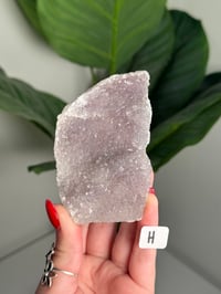 Image 8 of SMALL SELF STANDING COTTON CANDY APOPHYLITE CUT BASES -INDIA-