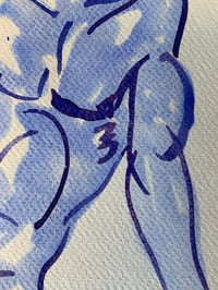 Image 2 of Watercolour ~ Blue Boys XXXVI