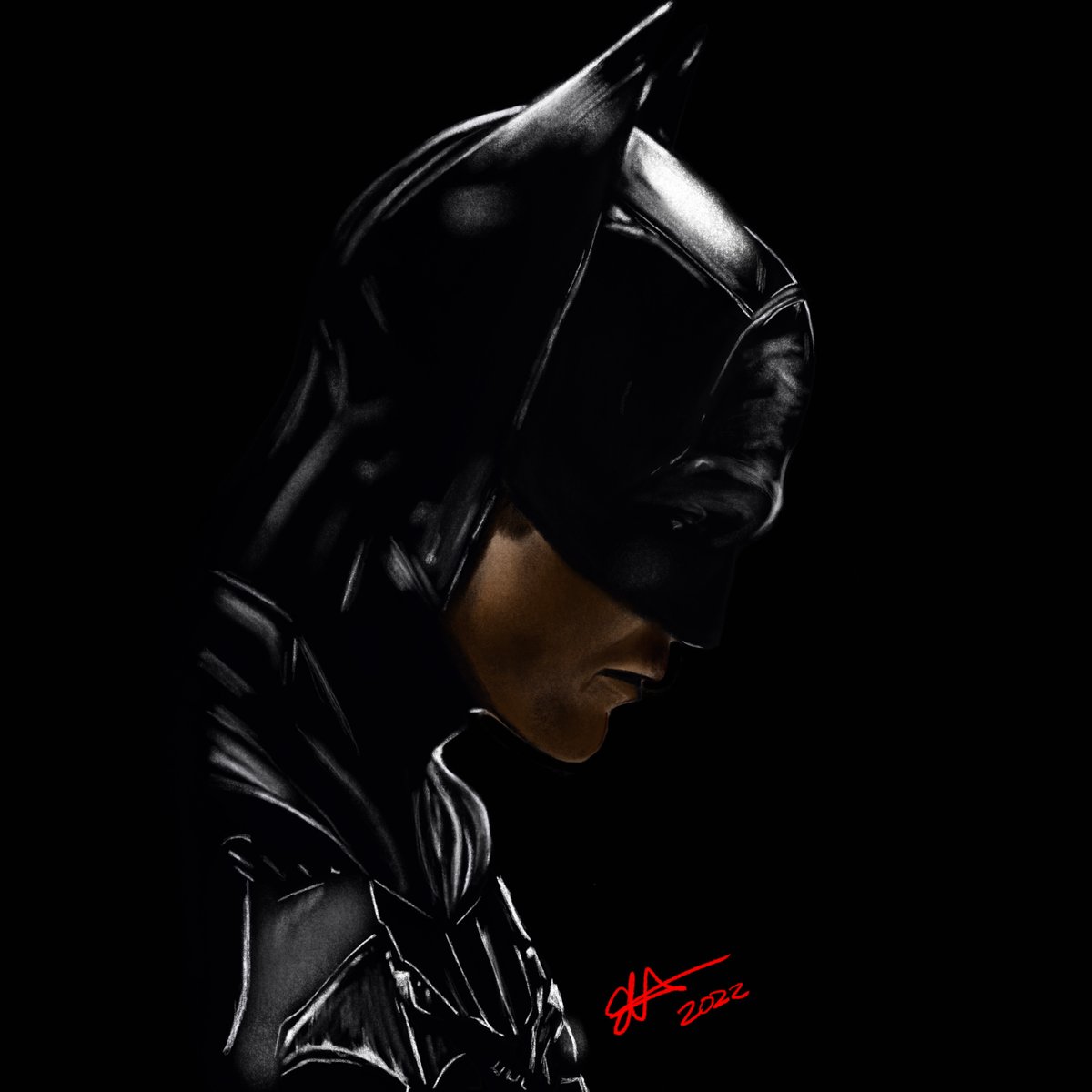 Image of Batman art print