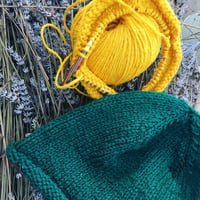 Image 2 of Black Isle Beanie – Gorse Glas