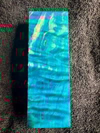 Image 1 of Sky Blue Quilted Maple Knife Block