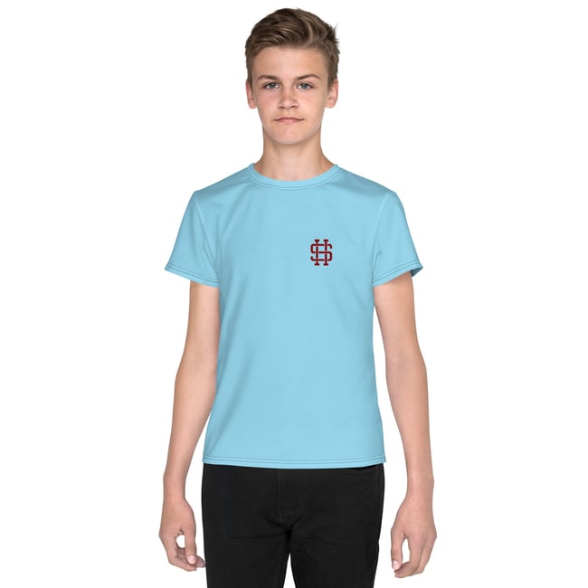 SPECIAL EDITION: Columbia Blue HS Ducks on the Pond Youth Sublimation Athletic T-Shirt