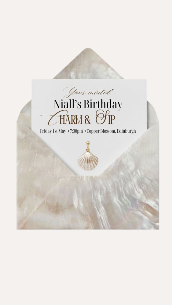 Image of Niall’s Birthday Charm & Sip