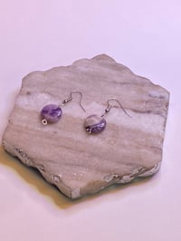 'Lavender Stone' Earrings