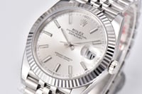 Image 6 of R0LEX Men Silver DateJust Watch