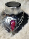 Gothic Barbie webbed necklace 