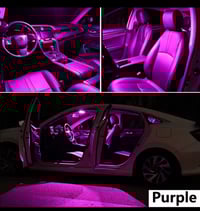 Image 4 of BMW 1 SERIES SMD LED FULL INTERIOR LIGHT KIT PURE XENON WHITE/ BLUE/ PURPLE PUDDLE VANITY BOOT