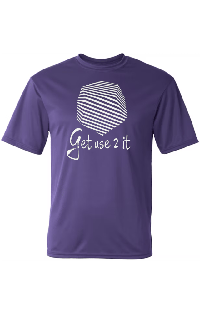 Image of Get Use 2 It Logo Tshirt Purple 