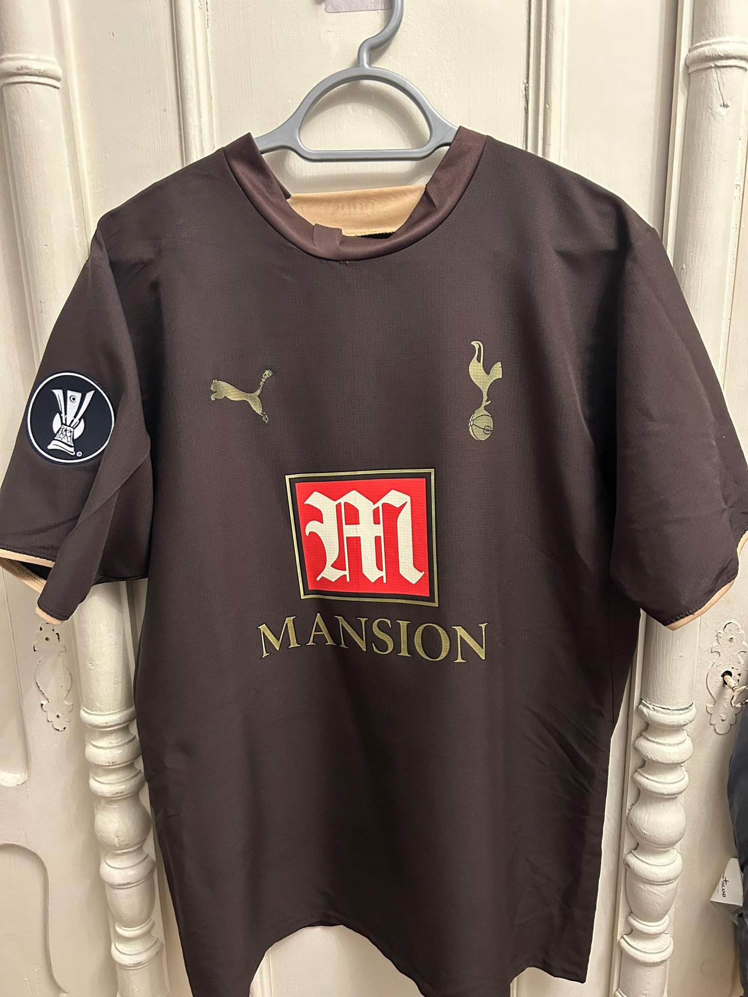 Image of Tottenham Hotspur “BERBATOV 9” 2006/07 Third Shirt + UEFA Cup patch (M)