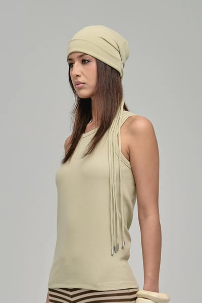 Image of GHOSTBOY - Whip Beanie (Beige)