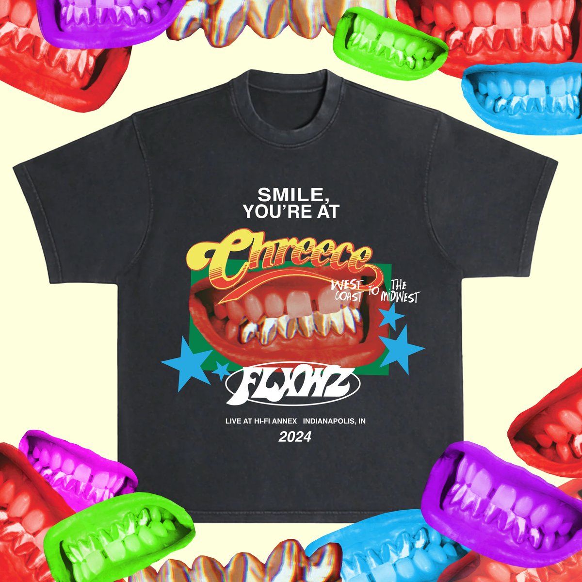 Image of SMILE! - OFFICIAL FLXWZ MERCH *LTD. ED.