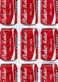Image 2 of Shaker Maker Coke Can - Multi colours and full Red versions available 