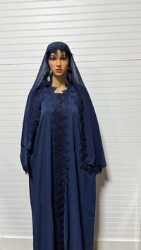 Image 3 of  Lace 2 Piece Abaya 