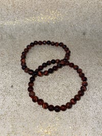 Image 1 of Red Tiger Eye Bracelet 6mm