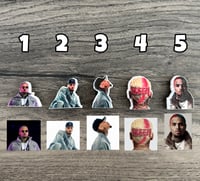 CHRIS BROWN CROC CHARMS (2)