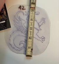 Image 2 of Mike Malone Og Acetate- Vtg Griffin stencil