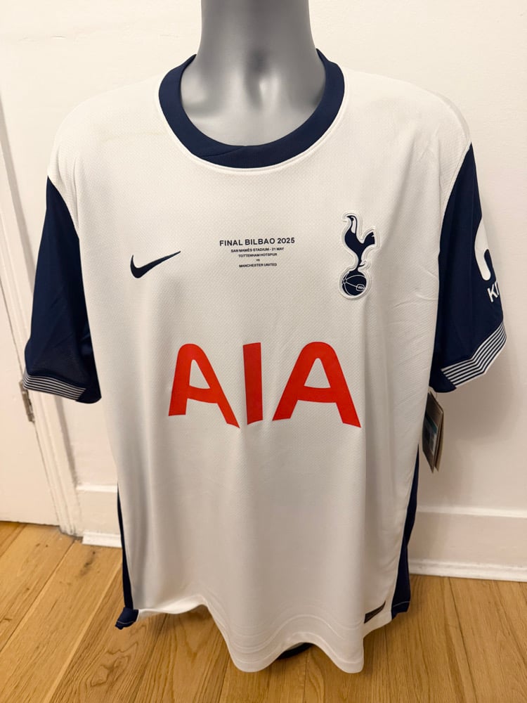 Image of PRE ORDER: NEW Tottenham Hotspur “SON 7” 2024/25 Home Europa Final Shirt (XL)