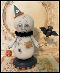 Image 1 of ghost Halloween folk art doll  copy