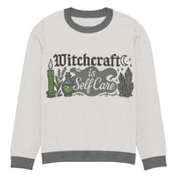 Image 1 of Witchcraft is Self Care Classic Fit Knitted Crew Neck Sweater