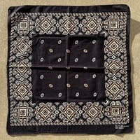 Image 1 of 70s Fast Color Bandana - BLACK / MULTI