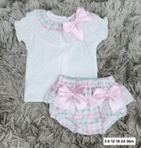 Pink & mint jam pant set 
