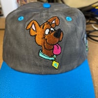 Image 5 of Grey Spooky Pup Unstructured Snapback