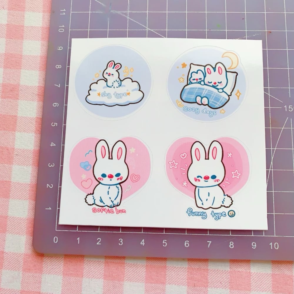 Image of Bunny Day Deco Sticker Sheet 🐰