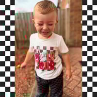 Image 2 of T-SHIRT: Checkerboard Wild Child