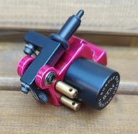 Image 6 of lightweight aluminium sidewinder tattoo machine candy red