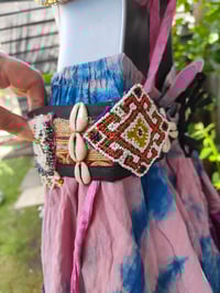 Image 13 of Tribal festival belt white triangle