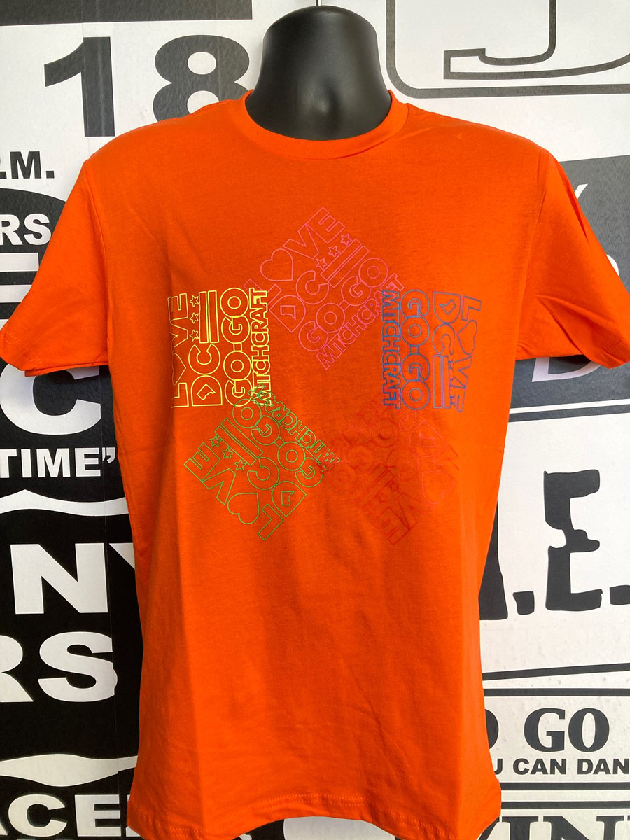 Image of LOVE DC GOGO  "5 CONGAS MC" Orange T-shirt