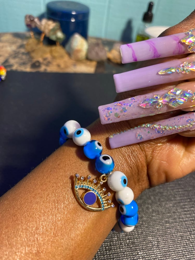 Image of Divine Feminine Evil Eye Bracelet 👑