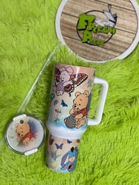 Image 1 of CARTOON BEAR & FRIENDS 40 OZ TUMBLER