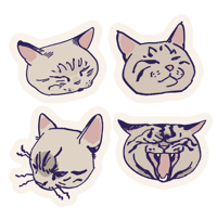 sticker set « cat » 