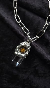 Image 1 of Dead Good Lady bird quartz amulet large