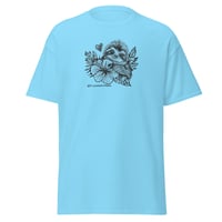 Image 6 of Sloth Holding Tropical Flower Shirt Art by Crystal Ann Quinn
