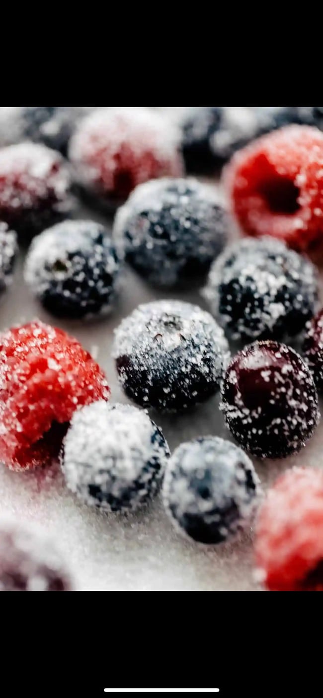 Sugared Berries